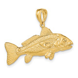 14K 3-D Red Fish Charm - K7-D516DCD2-5353