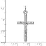 Sterling Silver Platinum-plated Crucifix Pendant - QC-9FBF84F0-7261