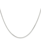 Sterling Silver Polished 1mm Octagonal Snake Chain - QO-15FC8406-9474