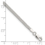 Sterling Silver Polished 3.0mm Double Diamond-cut Curb Chain - QD-A5B20FE6-2999