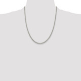 Sterling Silver Polished 3.15mm Curb Chain - QF-CA107A48-5076