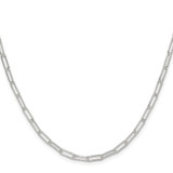 Sterling Silver Polished 3.15mm Paperclip Chain - QP-40FA250A-6724