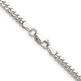 Sterling Silver Polished 3.4mm Domed Curb Chain - QD-1400874C-3471