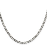 Sterling Silver Polished 3.5mm Curb Chain - QF-89751B11-2323