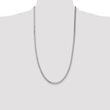 Sterling Silver Polished 3.5mm Curb Chain - QF-89751B11-2323