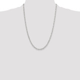 Sterling Silver Polished 3.5mm Paperclip Chain - QP-AFE53A54-1382