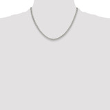 Sterling Silver Polished 3.9mm Double Diamond-cut Curb Chain - QD-1BA83A63-9906