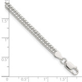 Sterling Silver Polished 3.9mm Double Diamond-cut Curb Chain - QD-C09ACBA5-9374