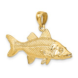 14K 3-D Snook Fish Charm - K8-BE4D4049-7606