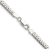 Sterling Silver Polished 4.1mm Double Oval Flat Chain - QD-72350F13-8685