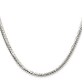 Sterling Silver Polished 4.1mm Double Oval Flat Chain - QD-A37AEA35-4490
