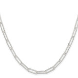 Sterling Silver Polished 4.5mm Paperclip Chain - QP-265FC1E0-7553