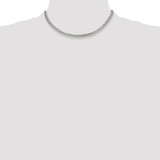 Sterling Silver Polished 4.8mm Double Diamond-cut Curb Chain - QD-FF0B07BD-6167