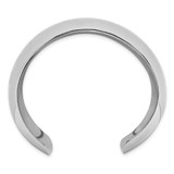 Sterling Silver Polished 40mm Domed Cuff Bangle
