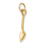 14k 3-D Spade Charm