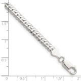 Sterling Silver Polished 5.1mm Double Oval Flat Chain - QD-BFAFFCA5-9139