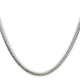 Sterling Silver Polished 5.1mm Double Oval Flat Chain - QD-FA2871BA-4242