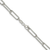 Sterling Silver Polished 5.5mm Paperclip Chain - QP-2604E098-2620