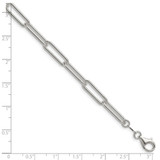 Sterling Silver Polished 5.5mm Paperclip Chain - QP-57CCCB55-6781