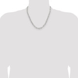 Sterling Silver Polished 5.5mm Paperclip Chain - QP-D640CCA5-5385