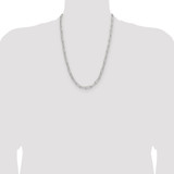 Sterling Silver Polished 5.5mm Paperclip Chain - QP-E6B5B6FC-6397