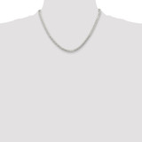 Sterling Silver Polished 5.7mm Domed Curb Chain - QD-BC7E4877-9116