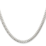 Sterling Silver Polished 5.7mm Domed Curb Chain - QD-C941229B-4160