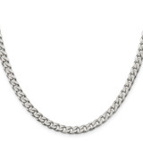 Sterling Silver Polished 5mm Curb Chain - QF-9BF17CB6-2464