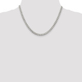 Sterling Silver Polished 5mm Curb Chain - QF-9EB60DDF-3506