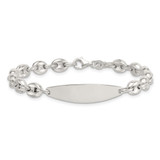 Sterling Silver Polished 6.25mm Mariner/Anchor Link 7.25 Inch ID Bracelet