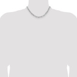 Sterling Silver Polished 6.5mm Paperclip Chain - QP-0BD39645-2059