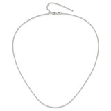 Sterling Silver Polished Adjustable Necklace - QG-ABB4304E-4198