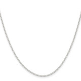 Sterling Silver Polished and D/C 1.75mm Mariner Link Chain - QM-F7F19A8F-1385