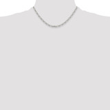 Sterling Silver Polished and D/C 3.75mm Mariner Link Chain - QM-A9F2A3B7-8234