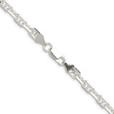 Sterling Silver Polished and D/C 5.5mm Mariner Link Chain - QM-60B59603-5111