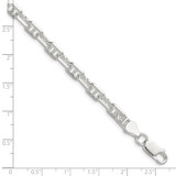 Sterling Silver Polished and D/C 5.5mm Mariner Link Chain - QM-D20267CF-8559