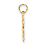 14K 3-D Two Ducks Charm