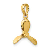 14K 3-D w/ 3 Blades Propeller Charm - K8-95FD72F2-1895
