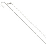Sterling Silver Polished Beaded Adjustable Necklace - QG-90465188-7036