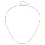 Sterling Silver Polished Beaded Adjustable Necklace - QG-90465188-7036