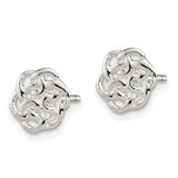 Sterling Silver Polished Celtic Knot Post Earrings - QE-0F87146E-3930