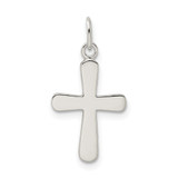Sterling Silver Polished Cross Charm - QC-ECFBFE5B-7978
