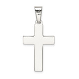Sterling Silver Polished Cross Pendant - QC-3311A8ED-4179