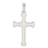 Sterling Silver Polished Cross Pendant - QC-40492711-3543