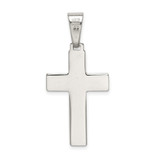 Sterling Silver Polished Cross Pendant - QC-59C53805-6209