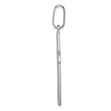 Sterling Silver Polished Cross Pendant - QC-BE7B36C9-9585