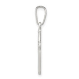Sterling Silver Polished Cross Pendant - QC-BFA491A6-7383