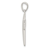 Sterling Silver Polished Cross Pendant - QC-E5C3C670-8322