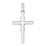 Sterling Silver Polished Crucifix Pendant - QC-1A8DBB69-5663