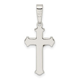 Sterling Silver Polished Crucifix Pendant - QC-DA95724B-5604
